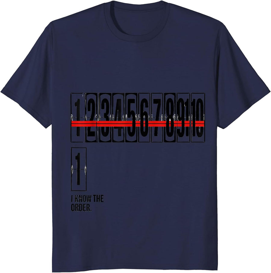 I Know The Order Funny Mechanic Garage Car Guy Humor T-Shirt - Navy Blue