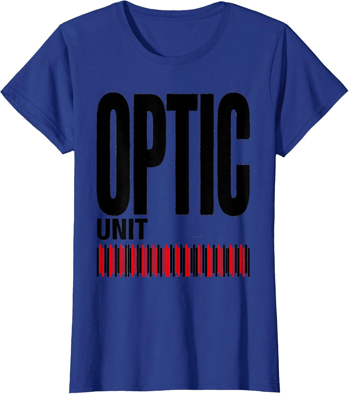 Women's Optic Unit Funny Optometrist Eye Doctor Optician T-Shirt - Royal Blue