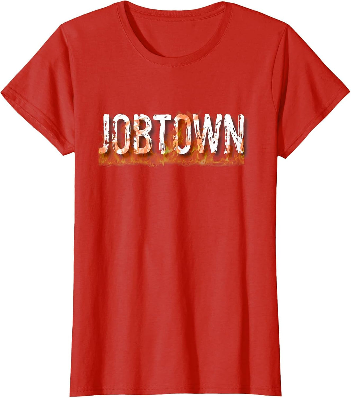 Fully Involved Apparel - Firefighter Jobtown T-Shirt - Red
