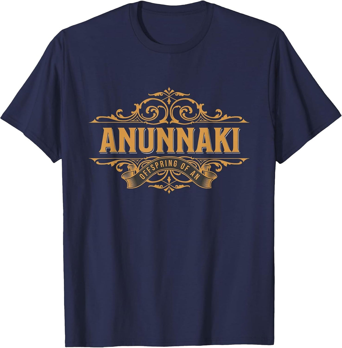 Anunnaki Ancient Mesopotamian Gods T-Shirt - Navy Blue