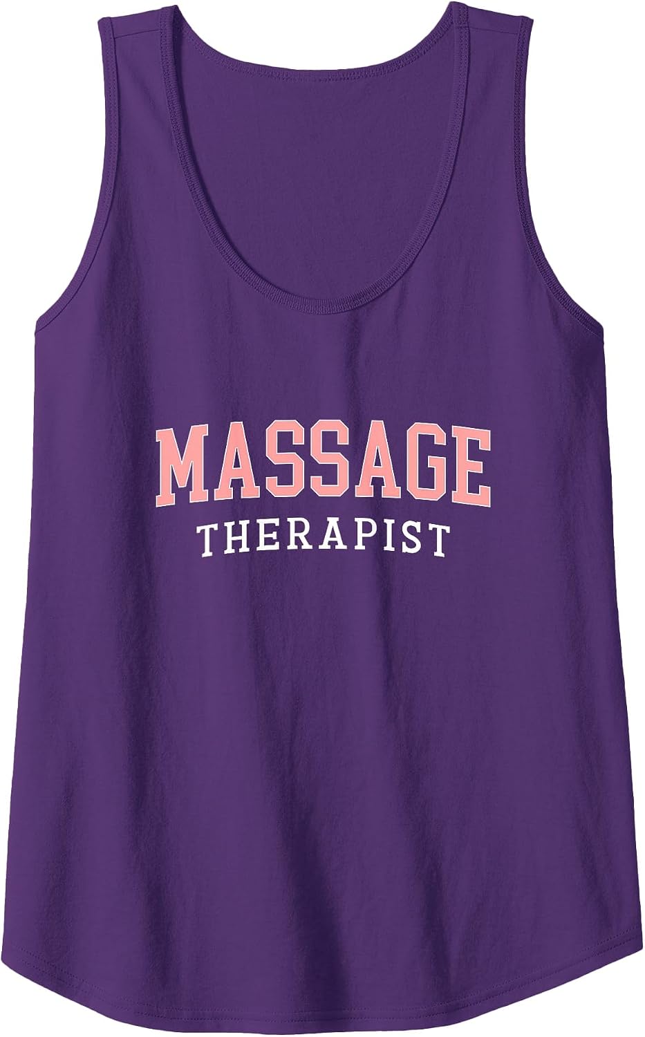 Massage Therapist LMT Licensed Massage Therapist Tank Top - Purple