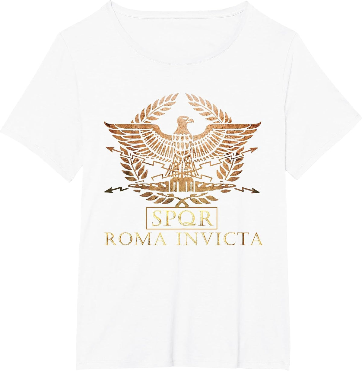 SPQR - Roma Invicta - Unconquered Rome T-Shirt - White