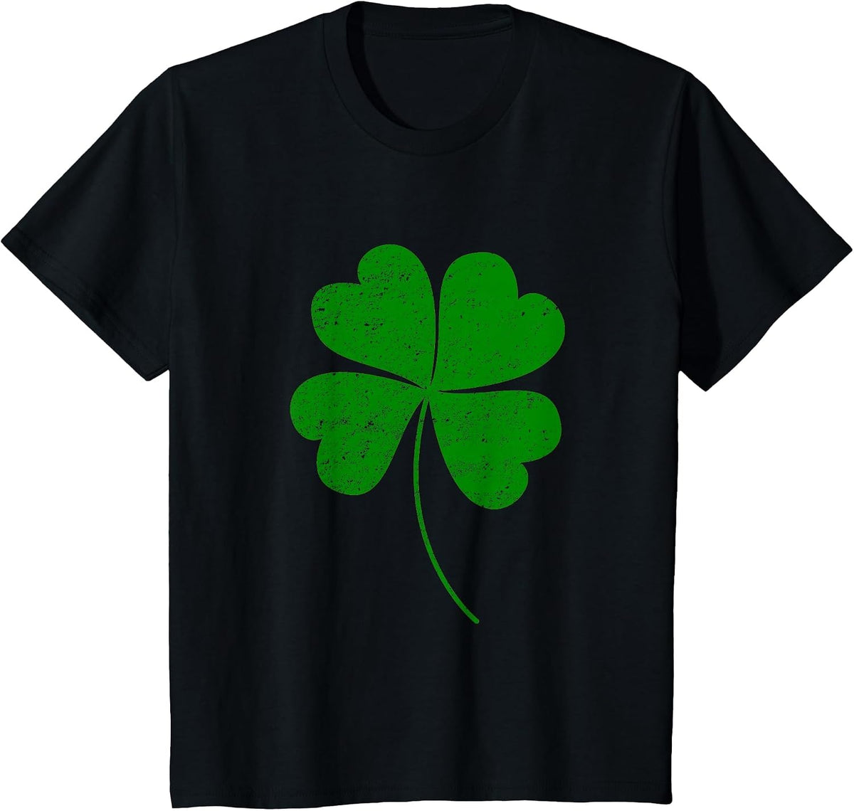 4 Leaf Clover T-Shirt - Black