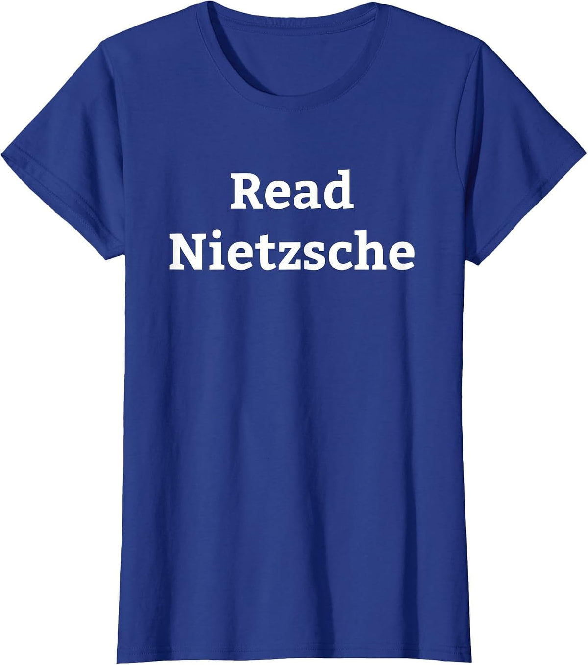 Friedrich Nietzsche Philosophy German Philosopher T-Shirt - Royal Blue
