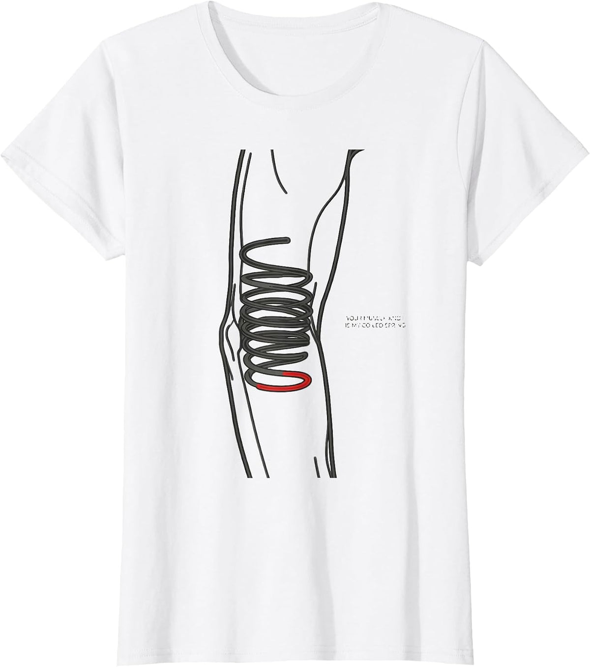 Your Muscle Knot Is My Coiled Spring Funny Massage Therapist T-Shirt - White