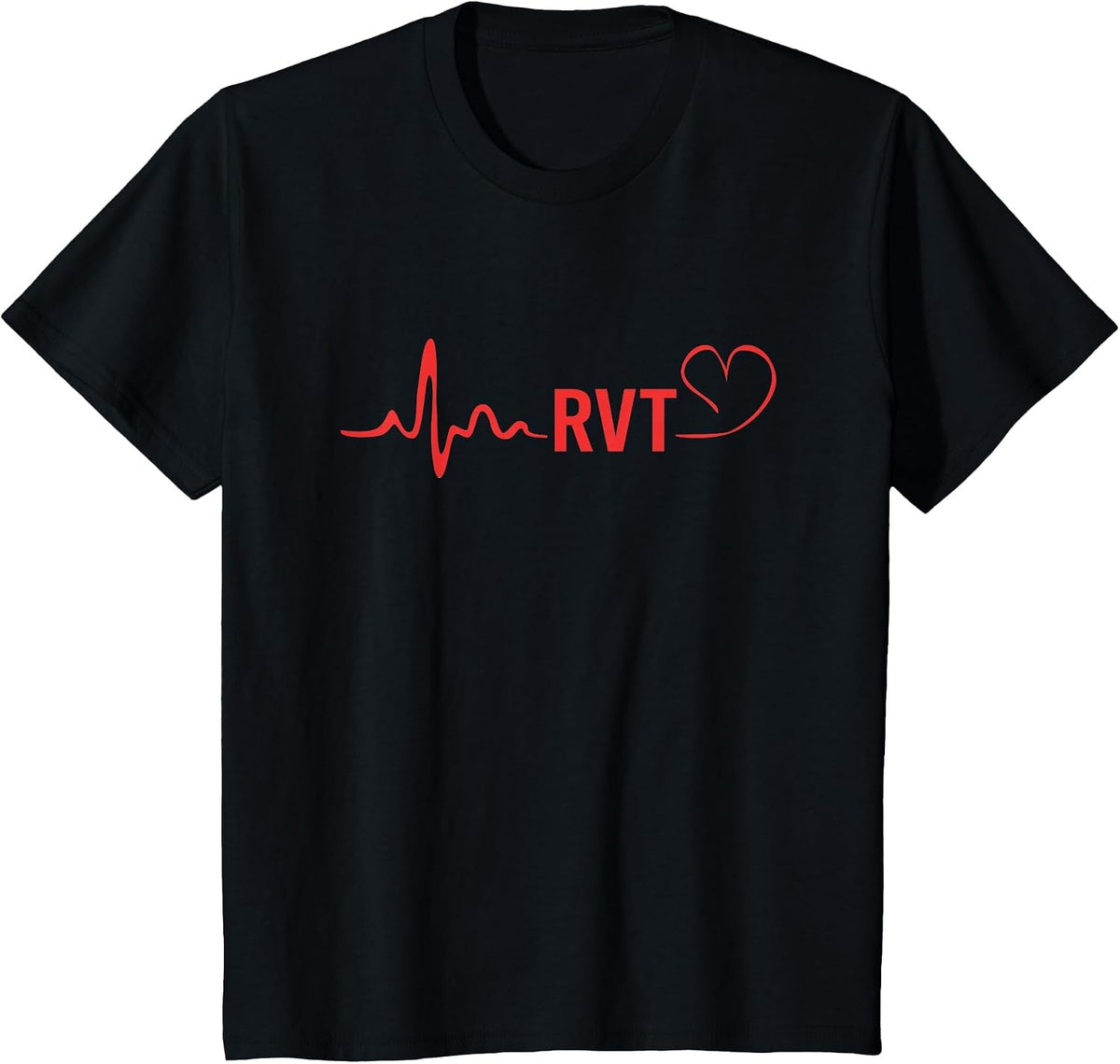 Ultrasound Sonographer RVT Registered Vascular Technologist T-Shirt - Black