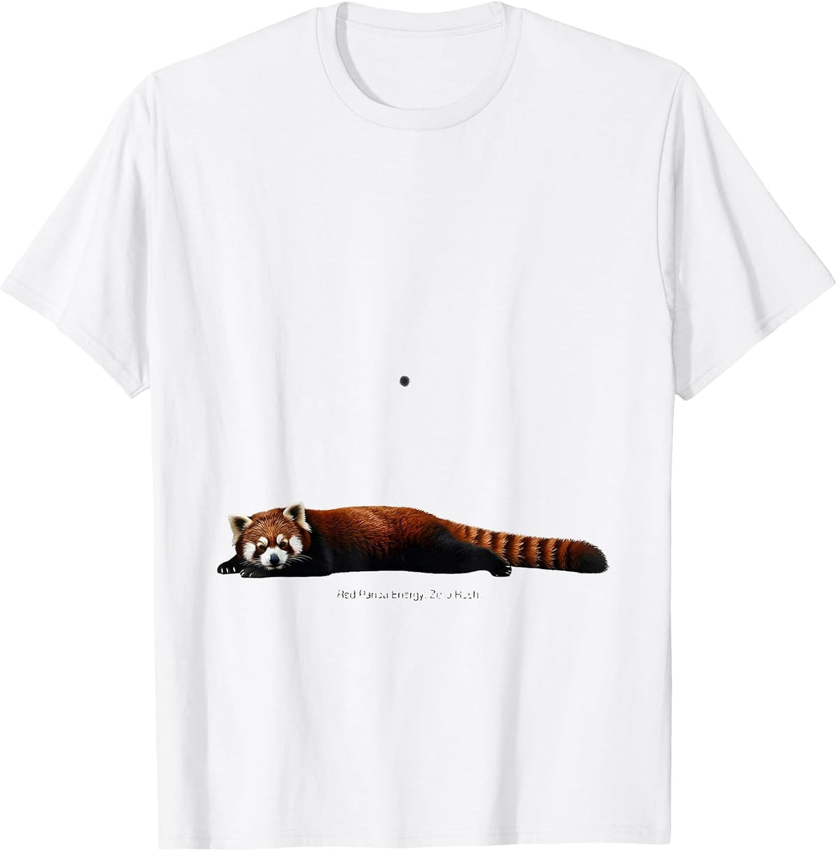 Men's Red Panda Energy Zero Rush Cute Panda Lover Gift T-Shirt - White