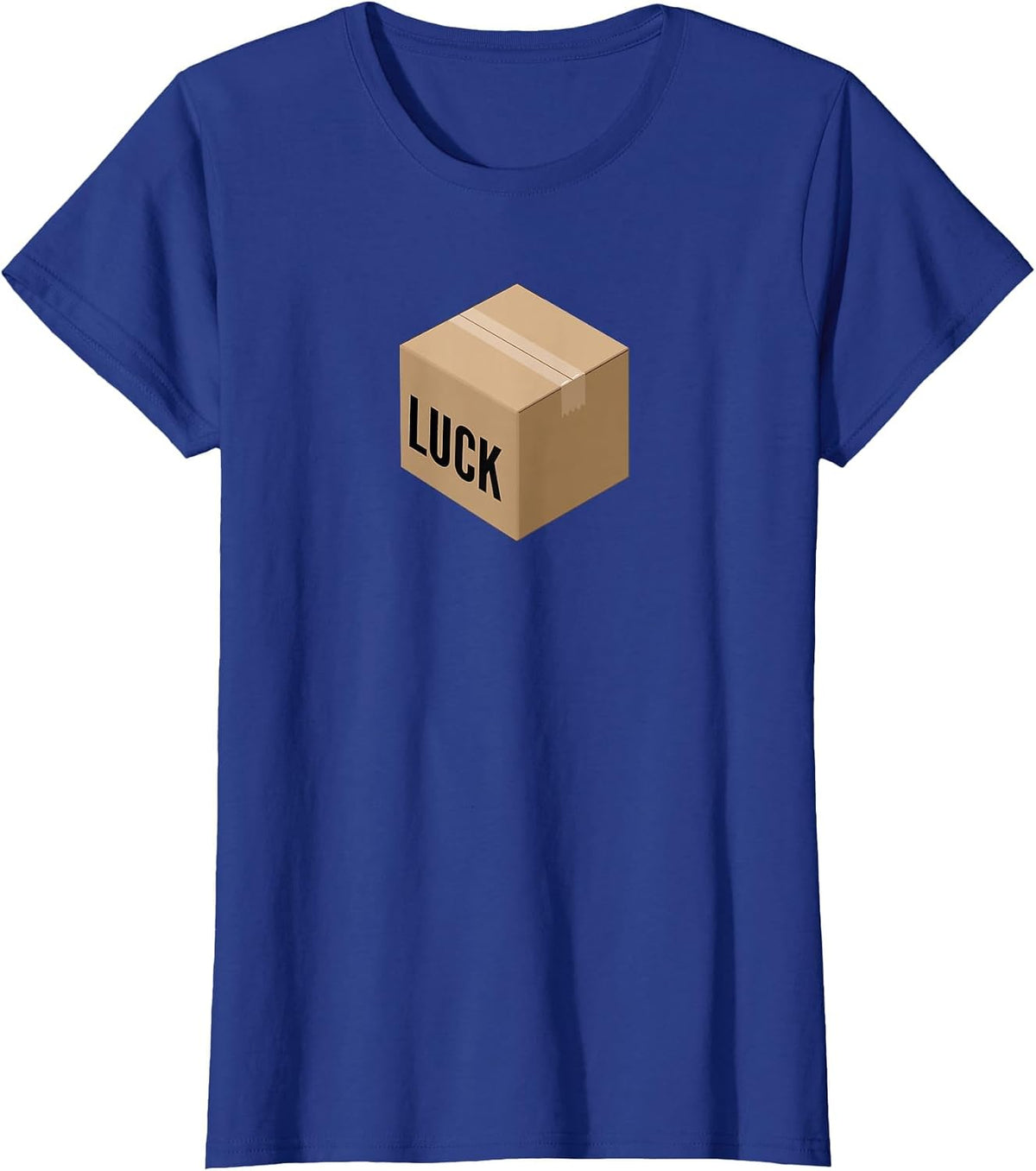 Luck Box Texas Hold 'Em Poker Player Casino T-Shirt T-Shirt - Royal Blue