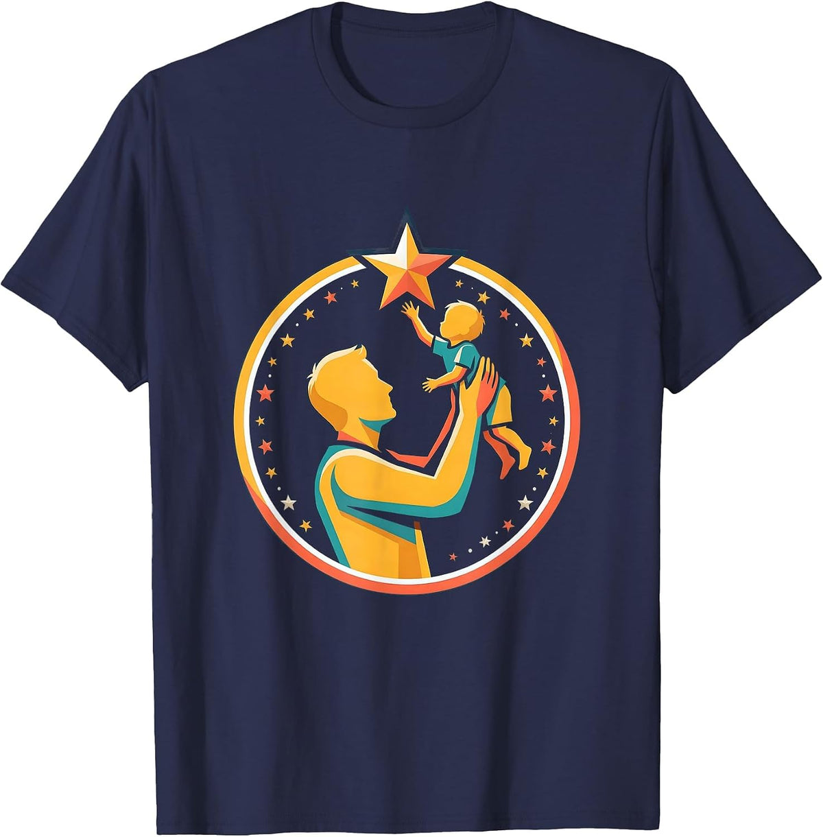 Men's Paraprofessional Reach for the Stars Graphic T-Shirt - Navy Blue