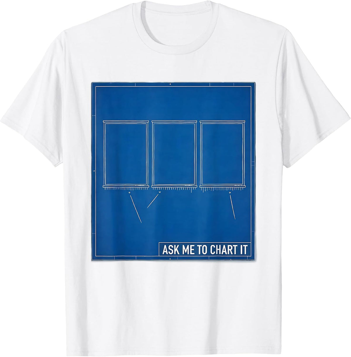 Men's Ask Me To Chart It Funny History Teacher Back To School T-Shirt - White