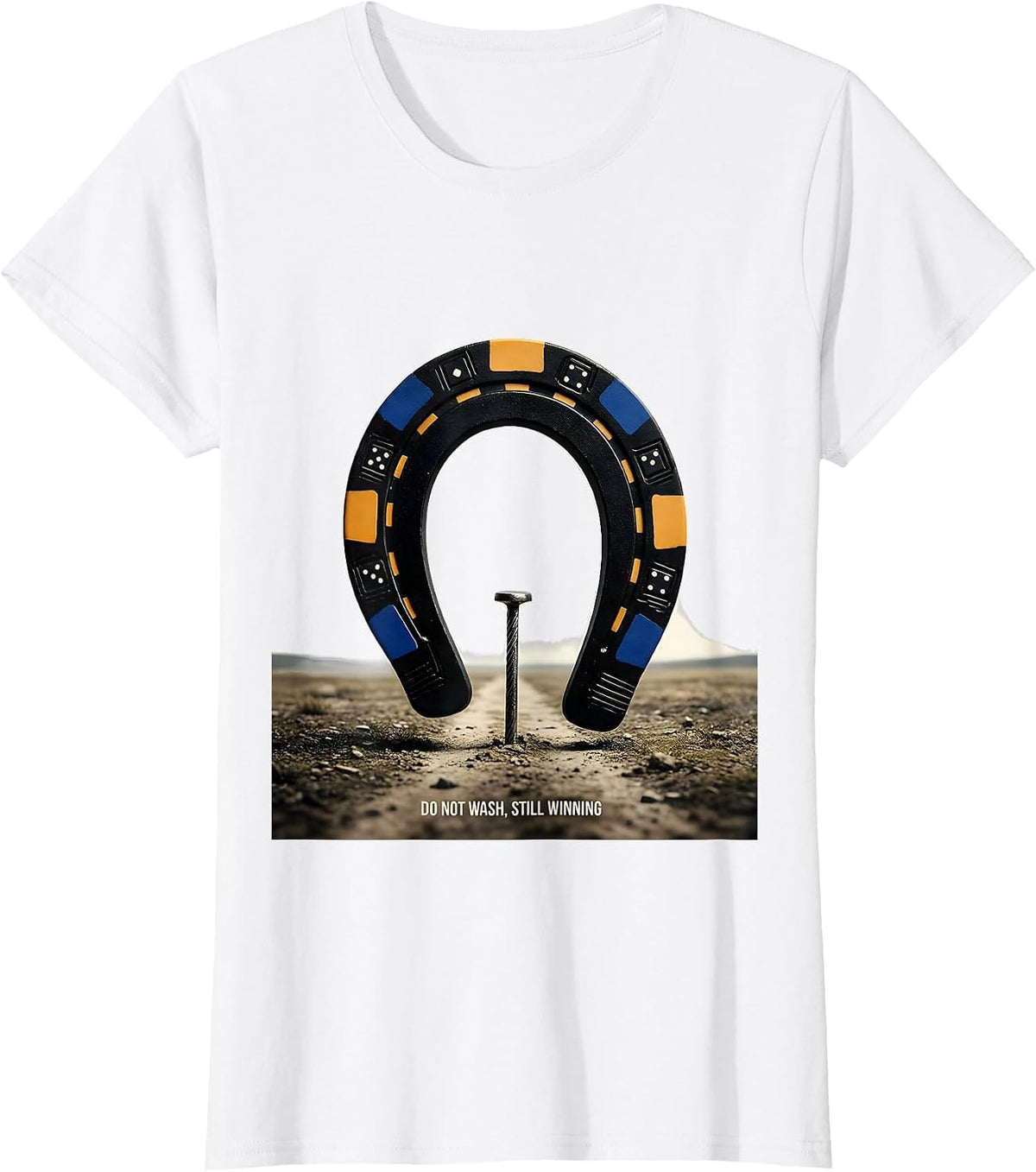 Women's Do Not Wash Still Winning Funny Gambling Casino Player Poker T-Shirt - White