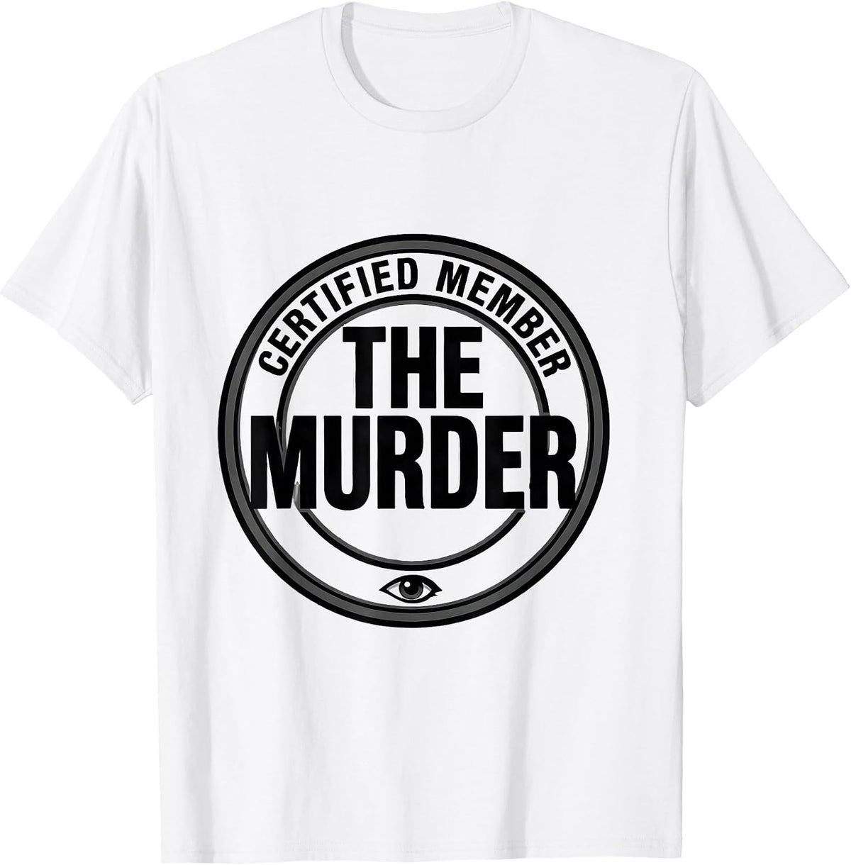 Men's Certified Member The Murder Crow Raven Bird Lover Humor T-Shirt - White