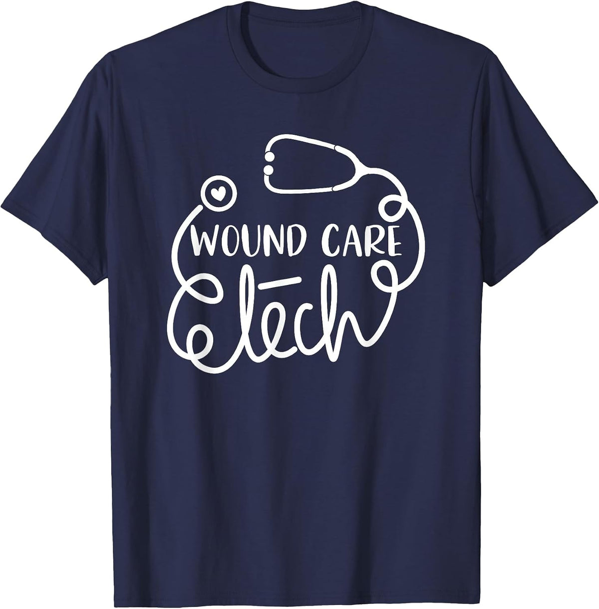 Wound Technologist Technician Wound Care Tech T-Shirt - Navy Blue