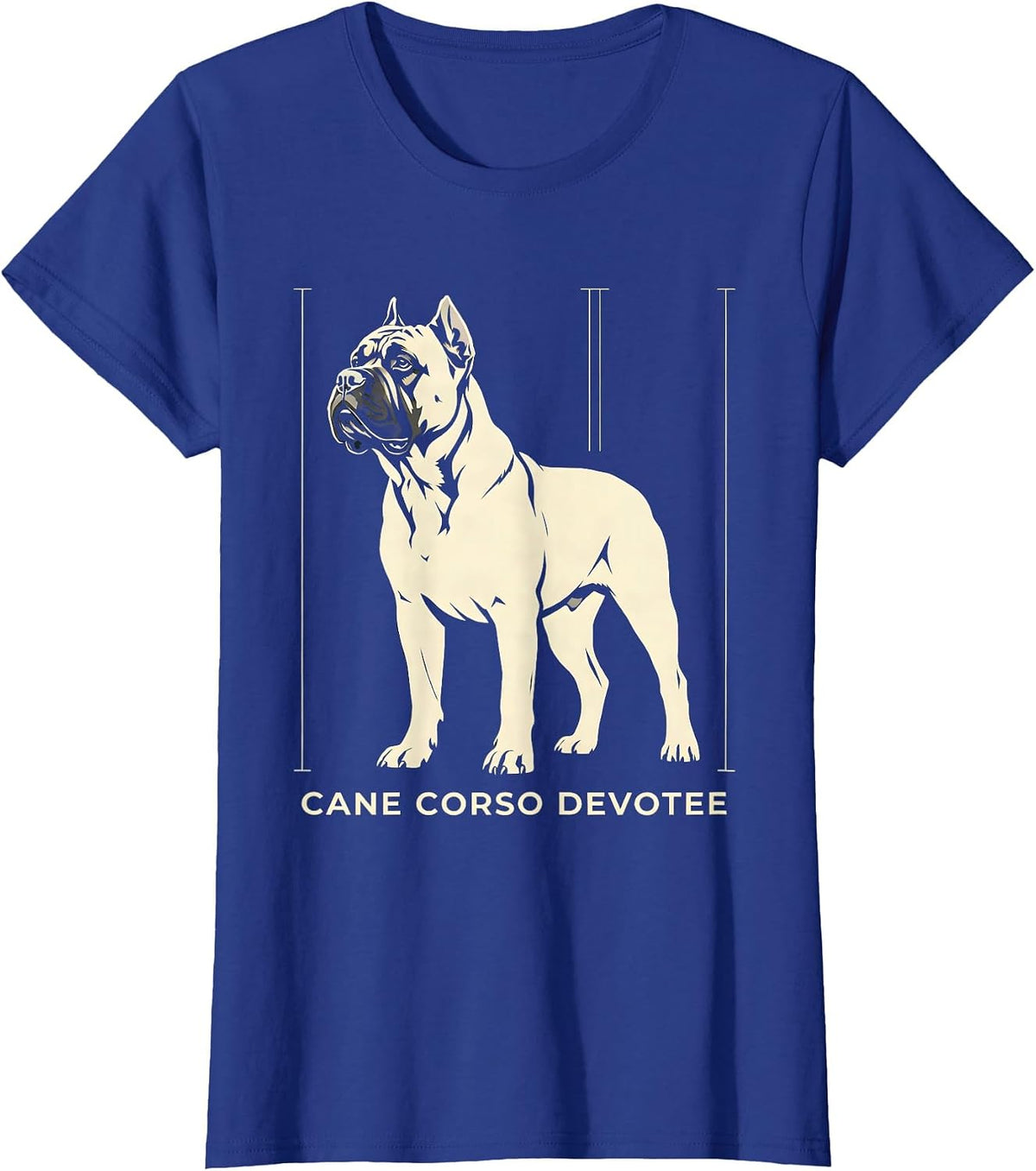 Women's Cane Corso Devotee Dog Owner Breed Pride T-Shirt - Royal Blue