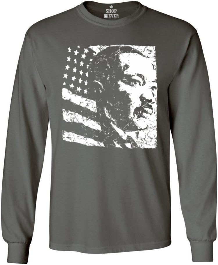 Martin Luther King Jr. American History Long Sleeve Shirt - Charcoal
