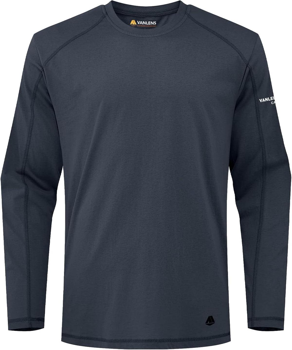 Men's FR Shirts for Summer 4oz Lightweight Crew Long Sleeve CAT1 - Dark Blue