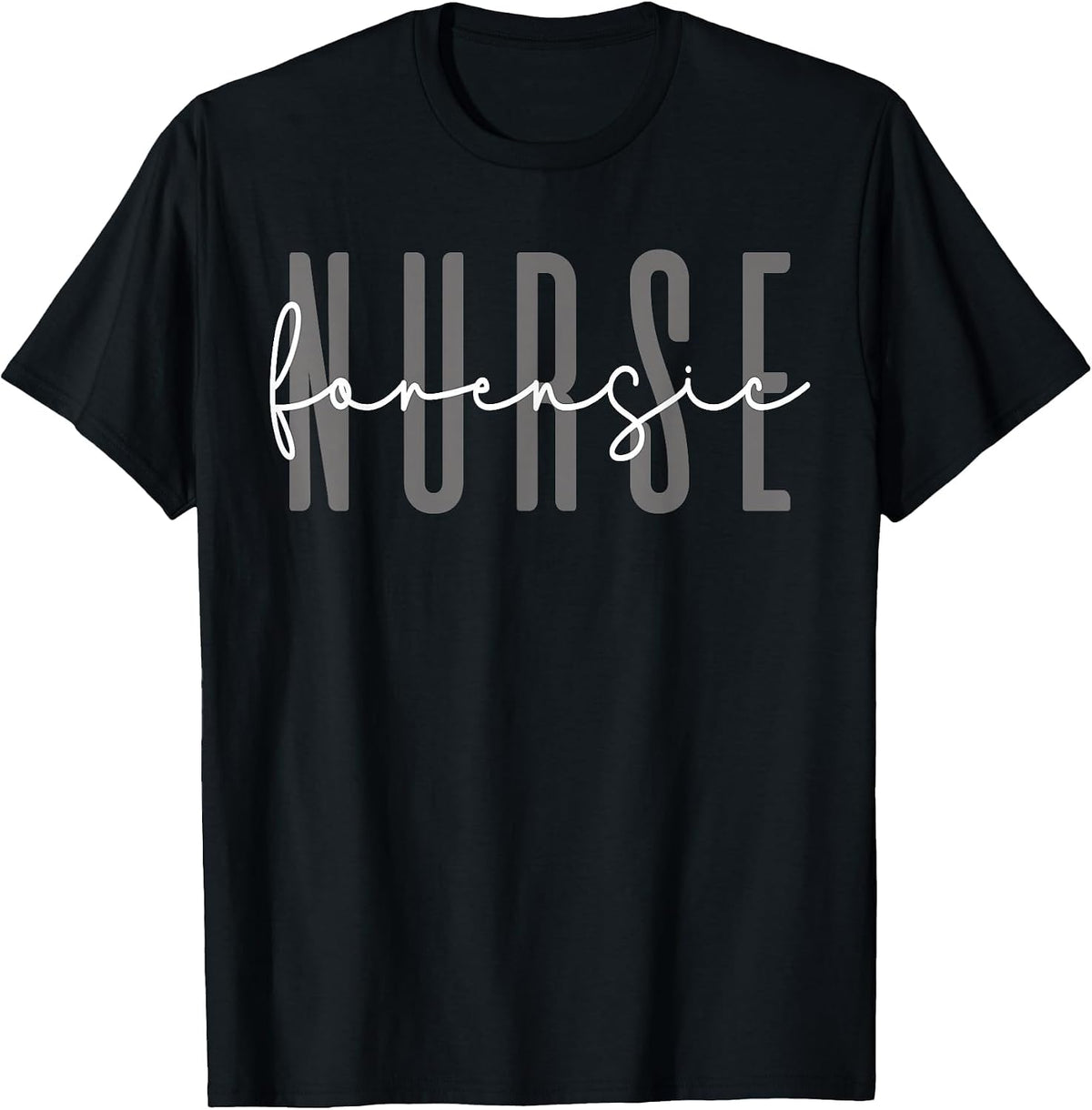 Forensic Nurse Medical Nurses Stylish T-Shirt - Black
