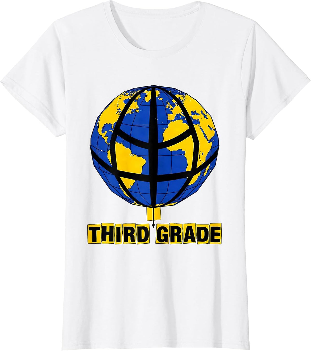 Third Grade Playful Back To School Teacher Student First Day T-Shirt - White