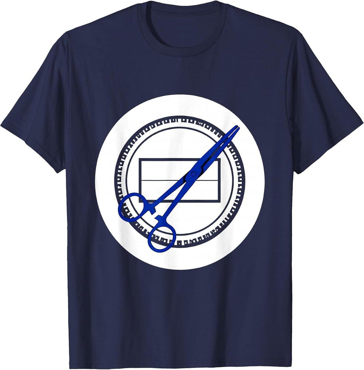 Surgical Tech Badge Scrub Tech Pride T-Shirt - Navy Blue
