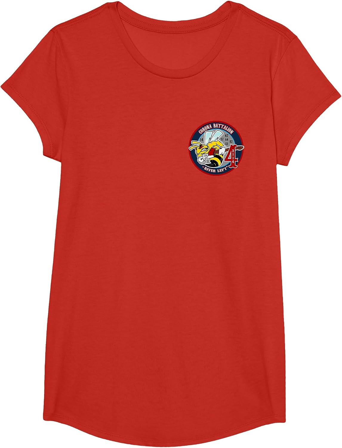 Norco - Corona Battalion 4 Off Duty Firefighter Shirt T-Shirt - Girls Red