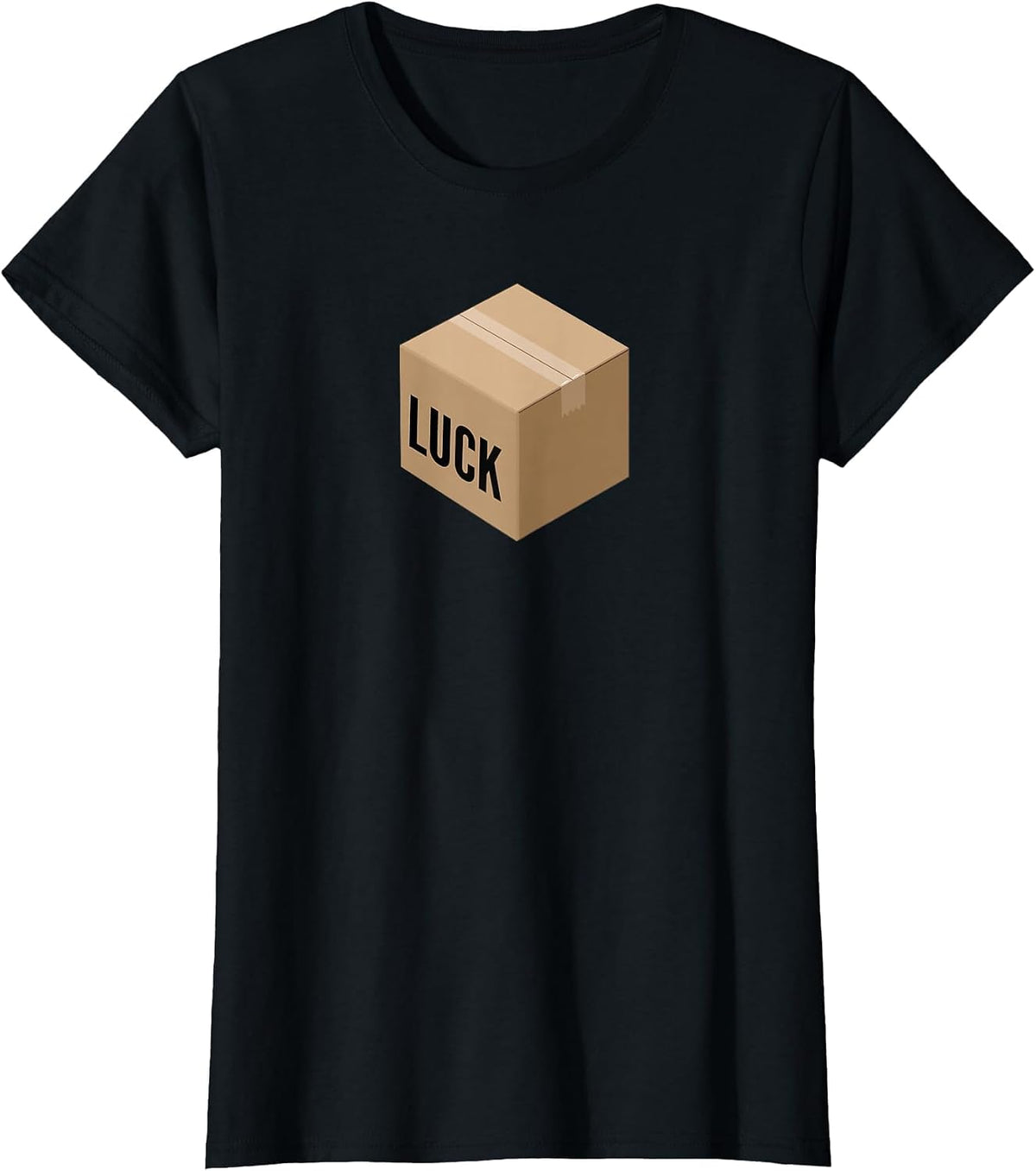 Luck Box Texas Hold 'Em Poker Player Casino T-Shirt T-Shirt - Black