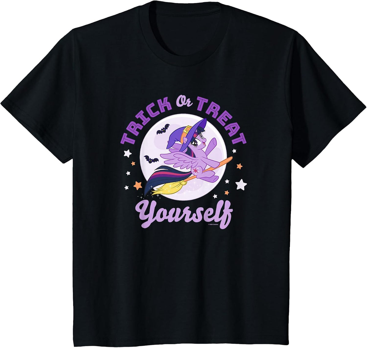 My Little Pony: Friendship is Magic Halloween Trick Or Treat T-Shirt - Black