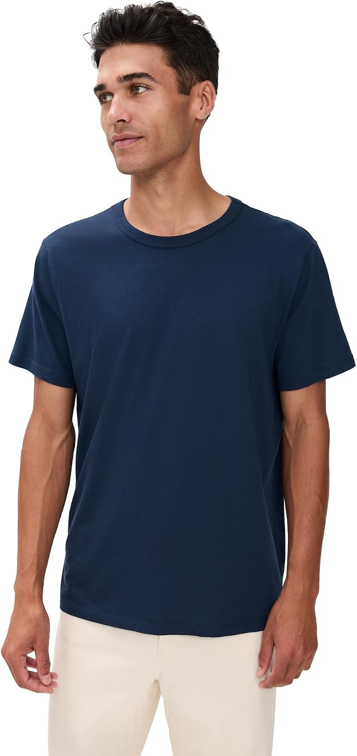 Marine Layer Men's Signature Crew Tee - True Navy