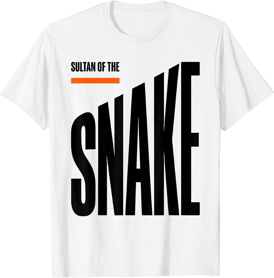 Men's Sultan of the Snake Funny Plumber Pipefitter Steamfitter T-Shirt - White