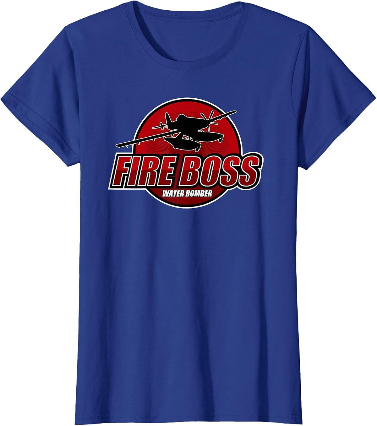 Fire Boss Water Bomber T-Shirt - Royal Blue