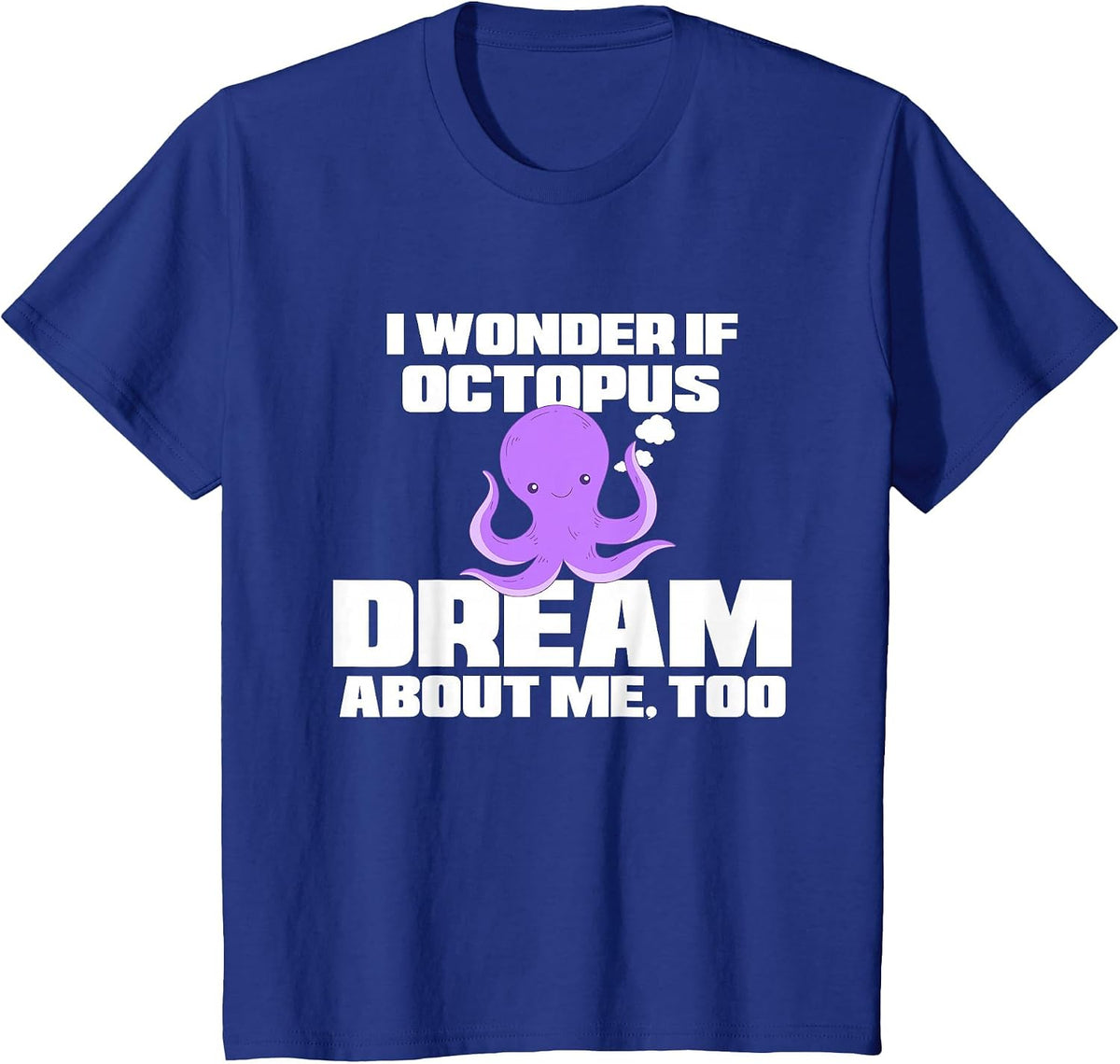 Funny Octopus Shirt - Octopus Pajamas Women Men Kids T-Shirt - Royal Blue