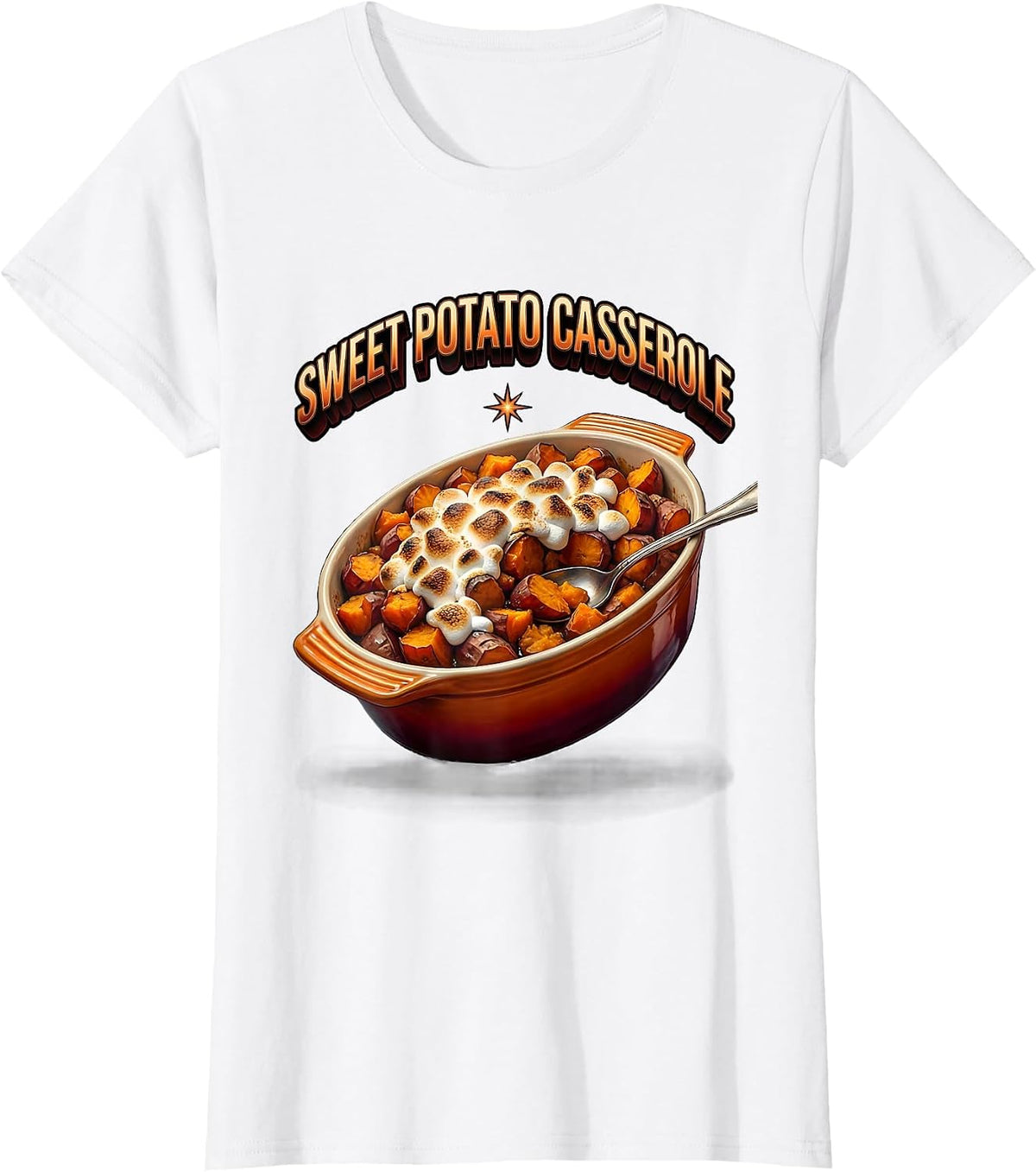 Sweet Potato Casserole Bootleg 90's Rap Rock Vintage Funny T-Shirt - White