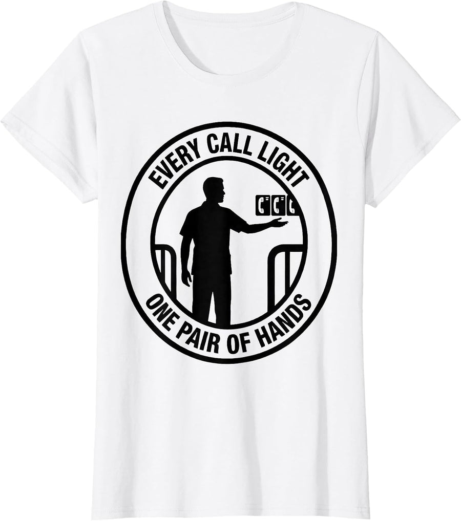 Women's Every Call Light, One Pair of Hands PCT Healthcare Pride T-Shirt - White