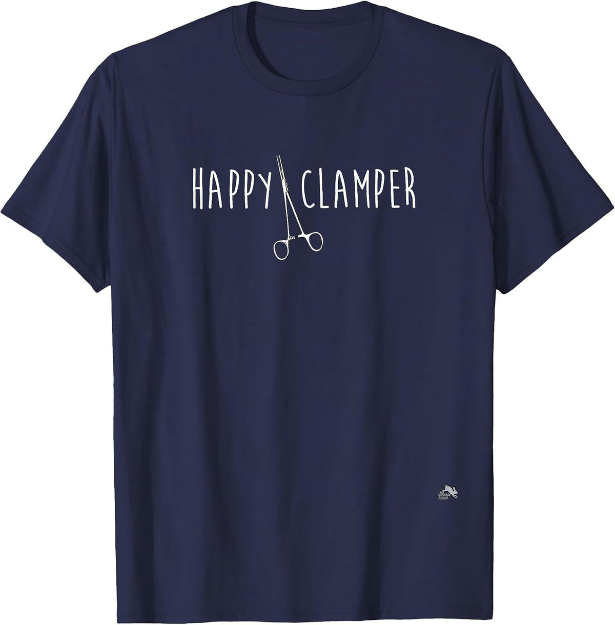 Happy Clamper - Scrub Tech Surgical Technologist T-Shirt - Navy Blue