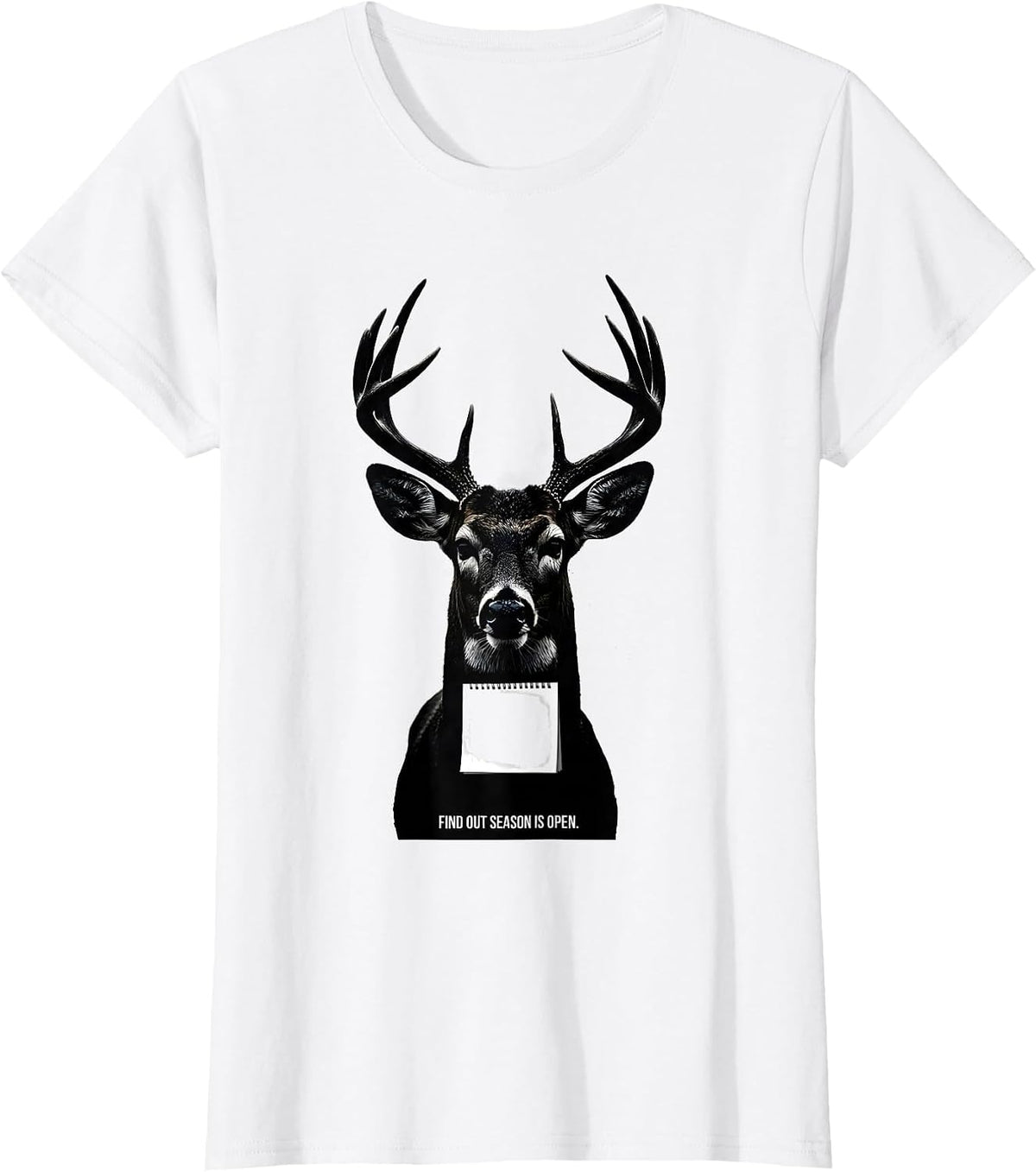Find Out Season Is Open Vintage Funny Hunter Humor T-Shirt - White