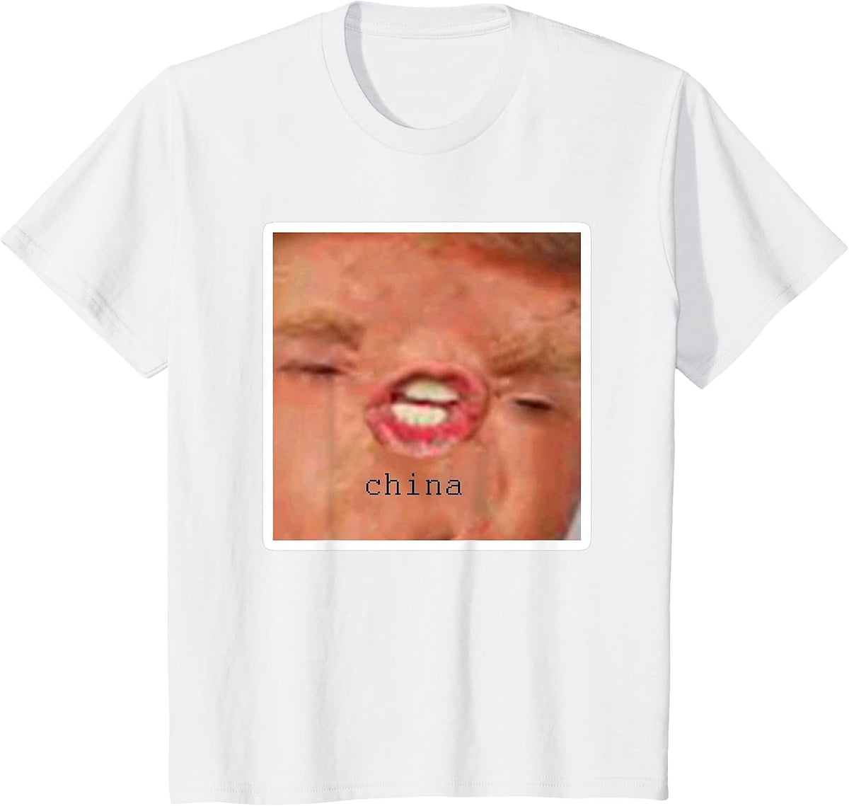 Trump China Shirt, Meme T-Shirt - White