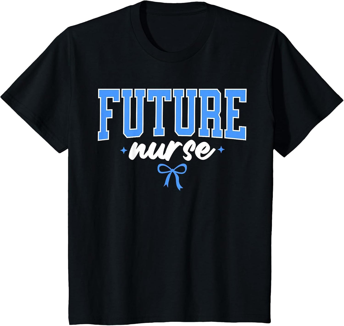Future Nurse Nursing School Student Women Nurse in Progress T-Shirt - Black