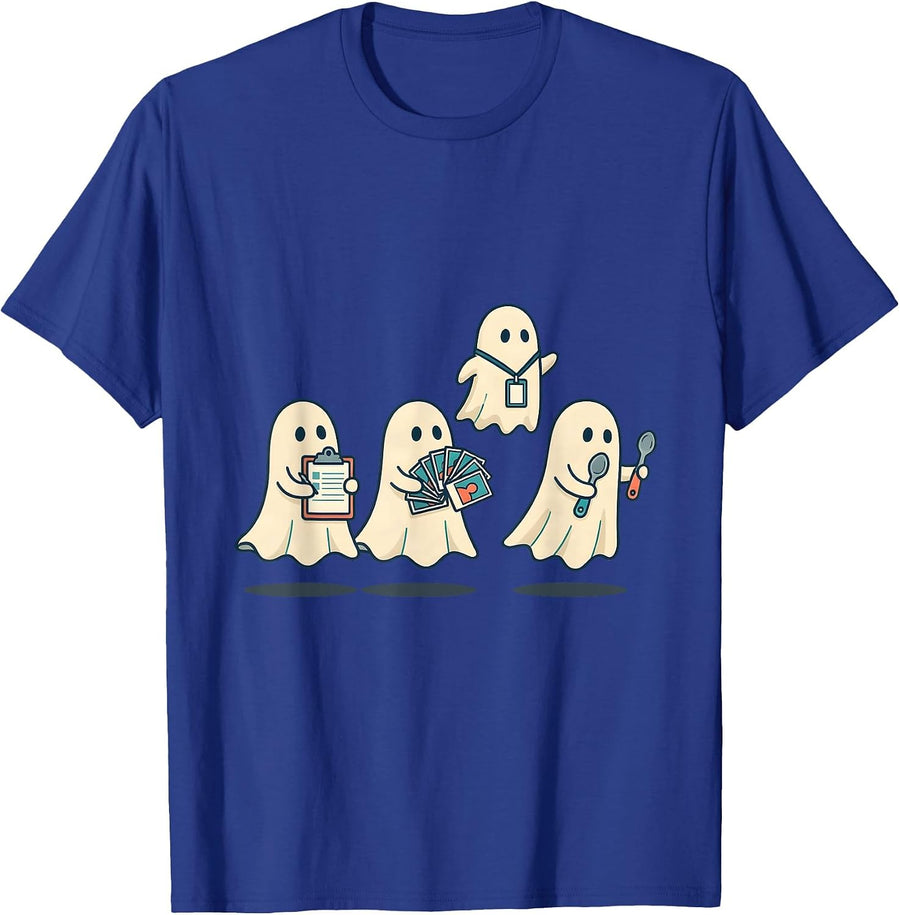 Friendly Ghosts Classroom Support Para Normal Activities T-Shirt - Royal Blue