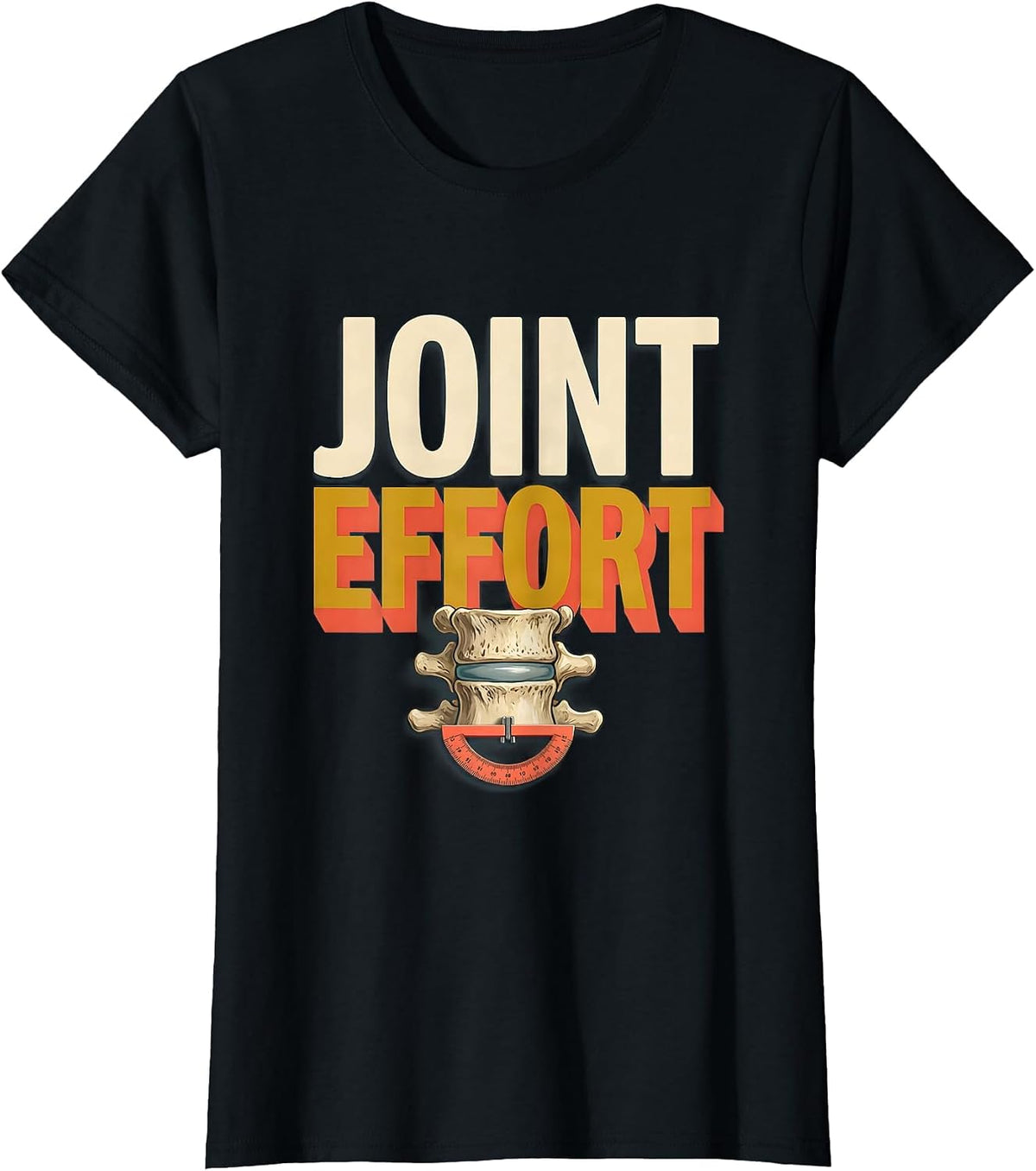 Women's Joint Effort Physical Therapist Occupational Therapist Rehab T-Shirt - Black