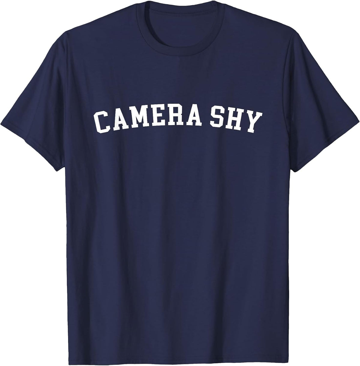 Camera Shy T-Shirt - Navy Blue