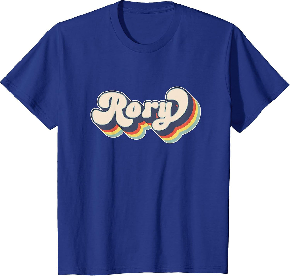 Rory Name Personalized Surname First Name Rory T-Shirt - Royal Blue