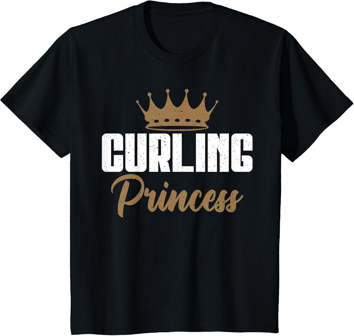 Curling Princess Curling T-Shirt - Black