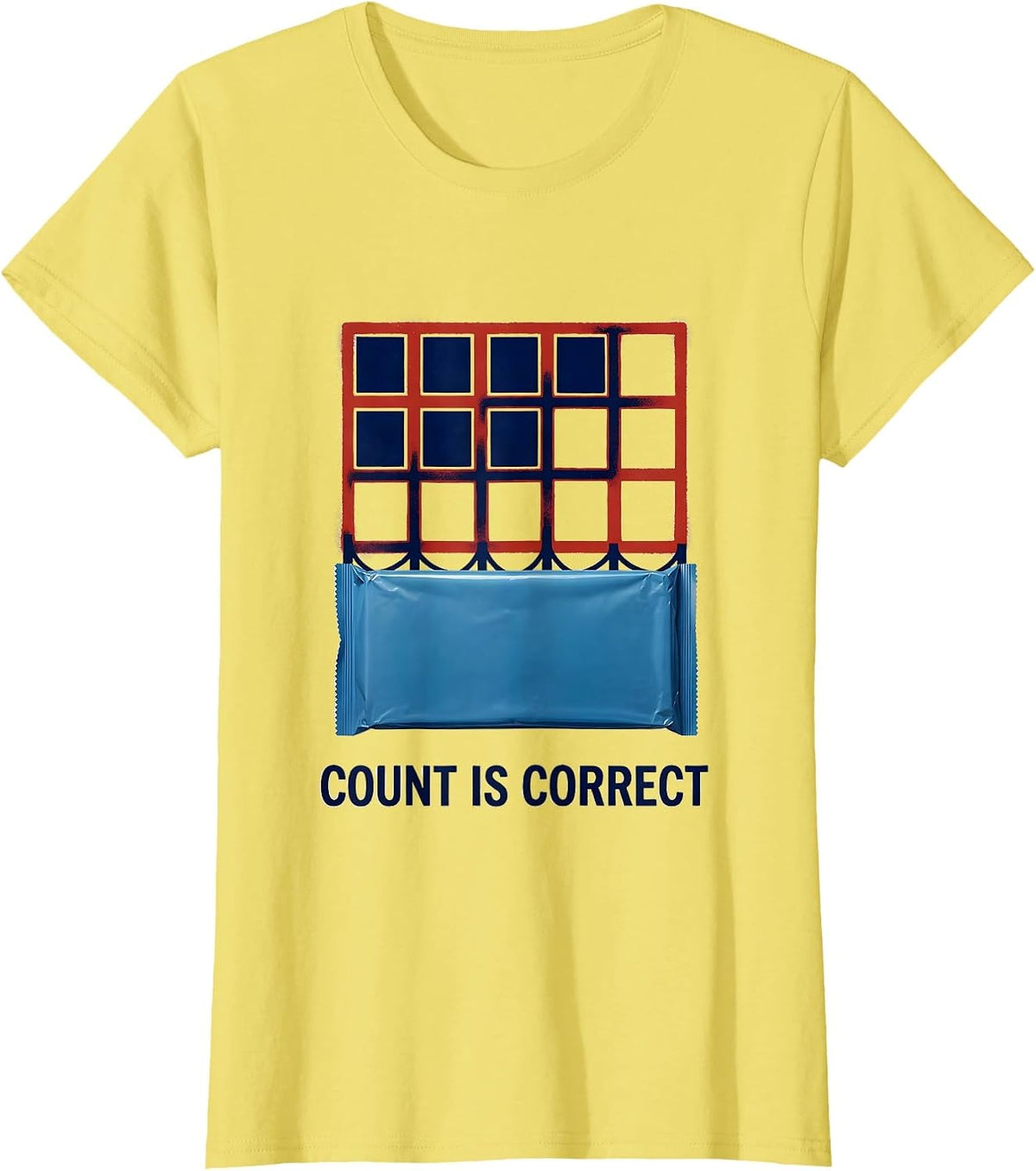 Count Is Correct Funny Surgical Tech Scrub Tech Appreciation T-Shirt - Lemon Yellow