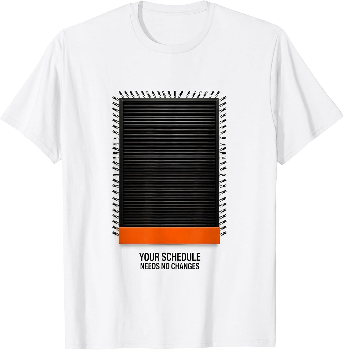 Men's Your Schedule Needs No Changes Funny School Counselor Retro T-Shirt - White