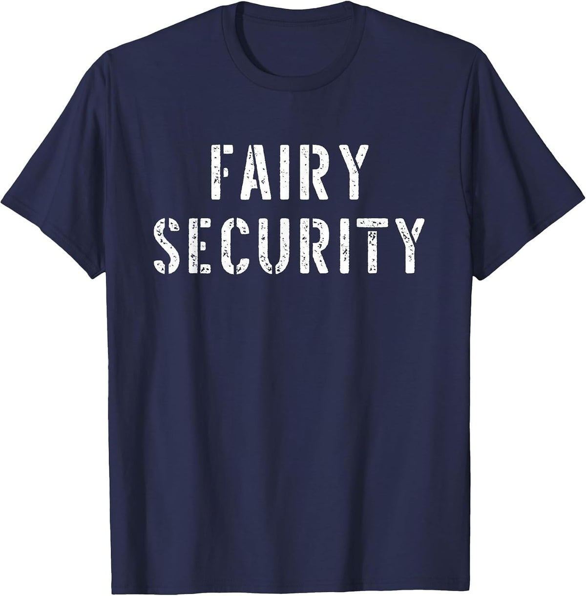 Halloween Dad Mom Daughter Adult Costume Fairy Security T-Shirt - Navy Blue