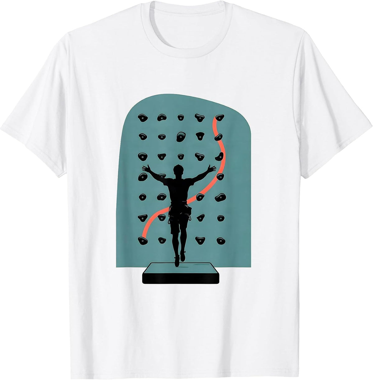 Men's Bouldering Climber Humor Rock Climbing Enthusiast Gift T-Shirt - White