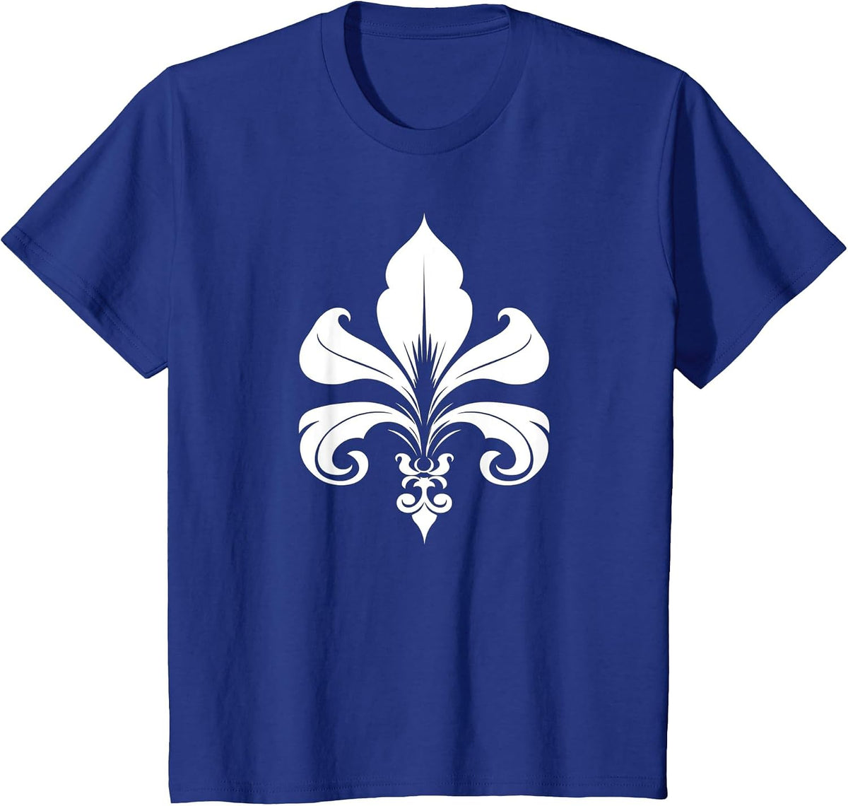 Fleur de Lis T-Shirt - Royal Blue