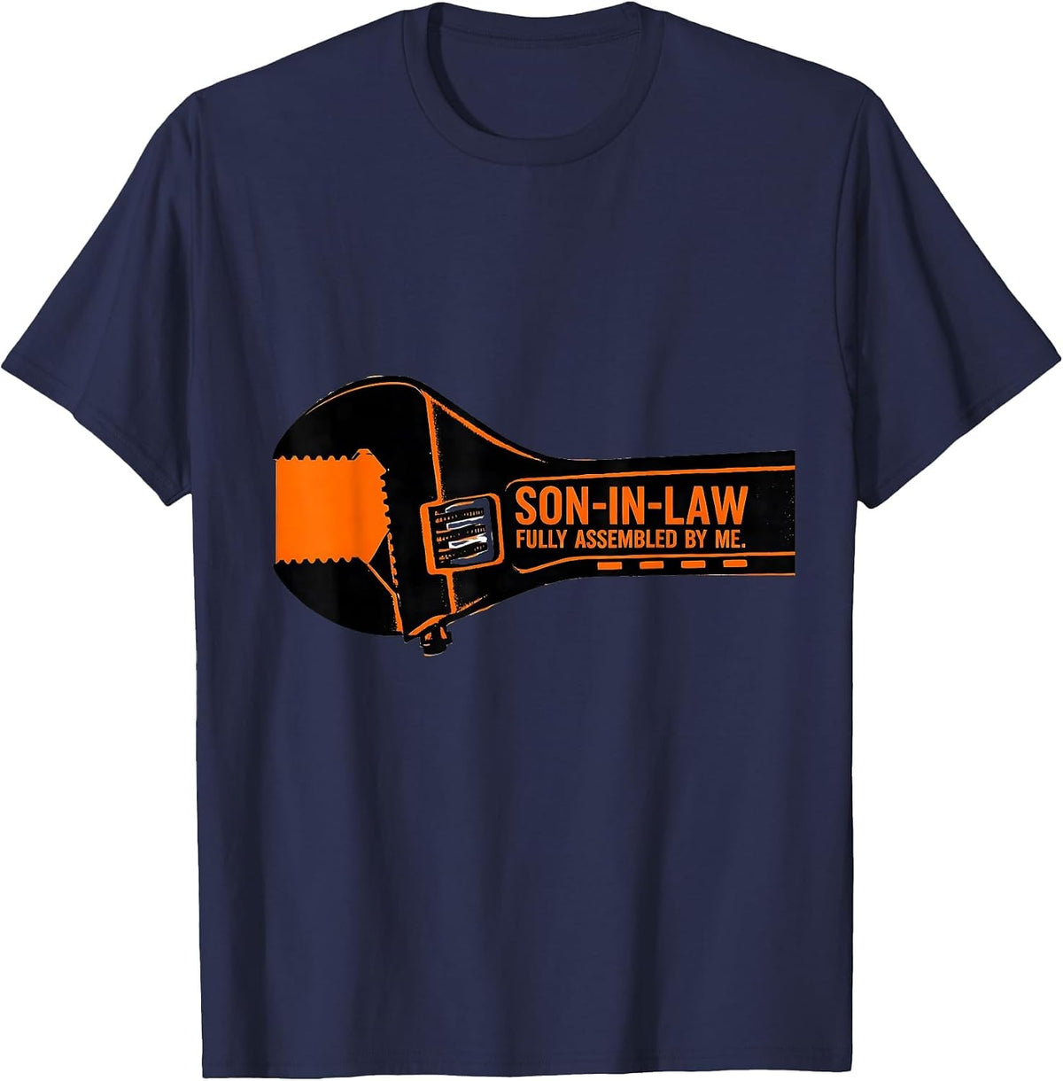 Men's Son-In-Law Fully Assembled By Me Funny Family Role Gift T-Shirt - Navy Blue