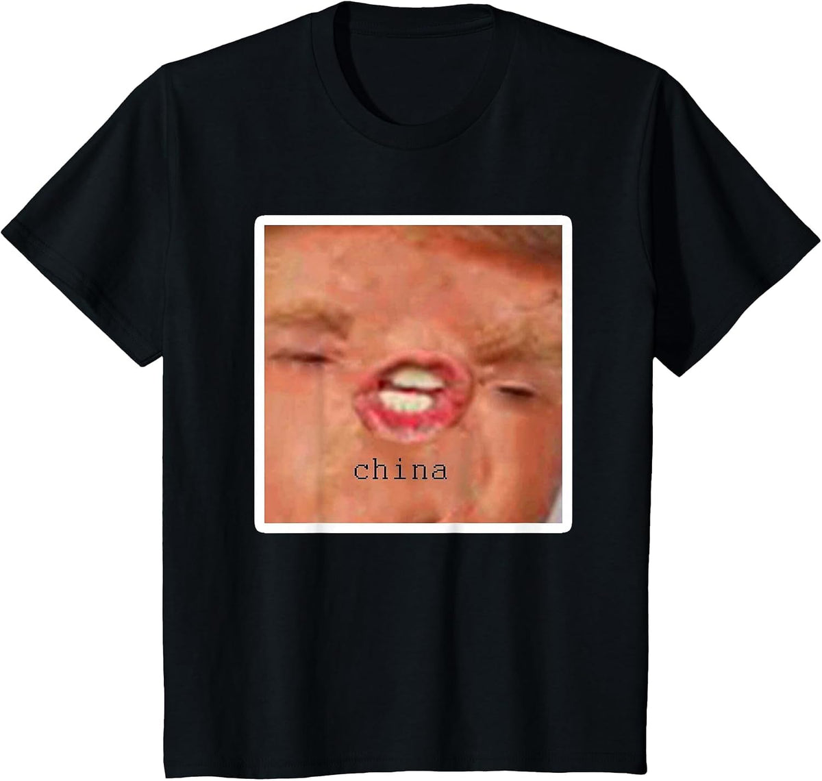 Trump China Shirt, Meme T-Shirt - Black