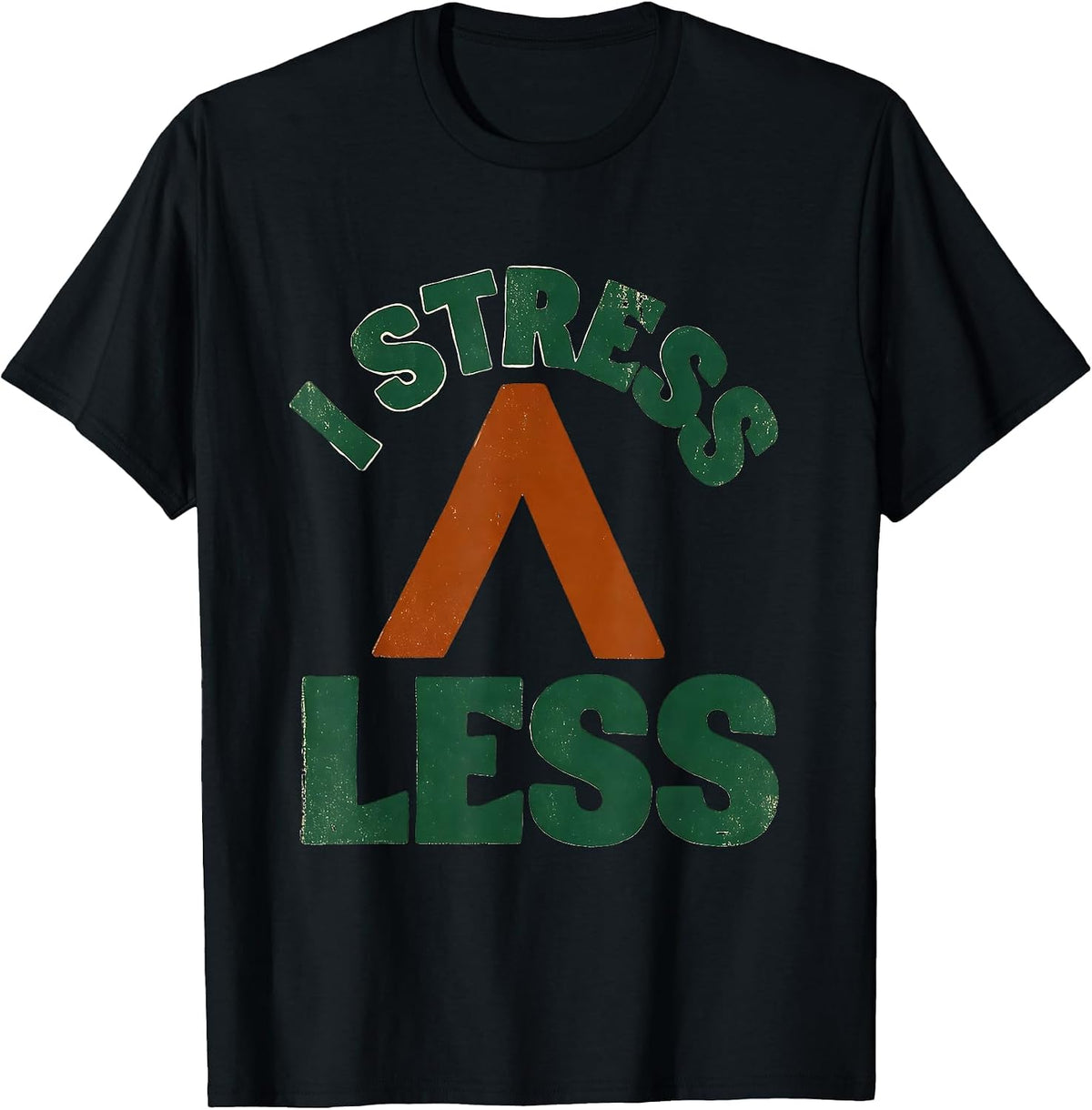 Men's I Stress Less Vintage Dyslexia Awareness Reading Teacher T-Shirt - Black