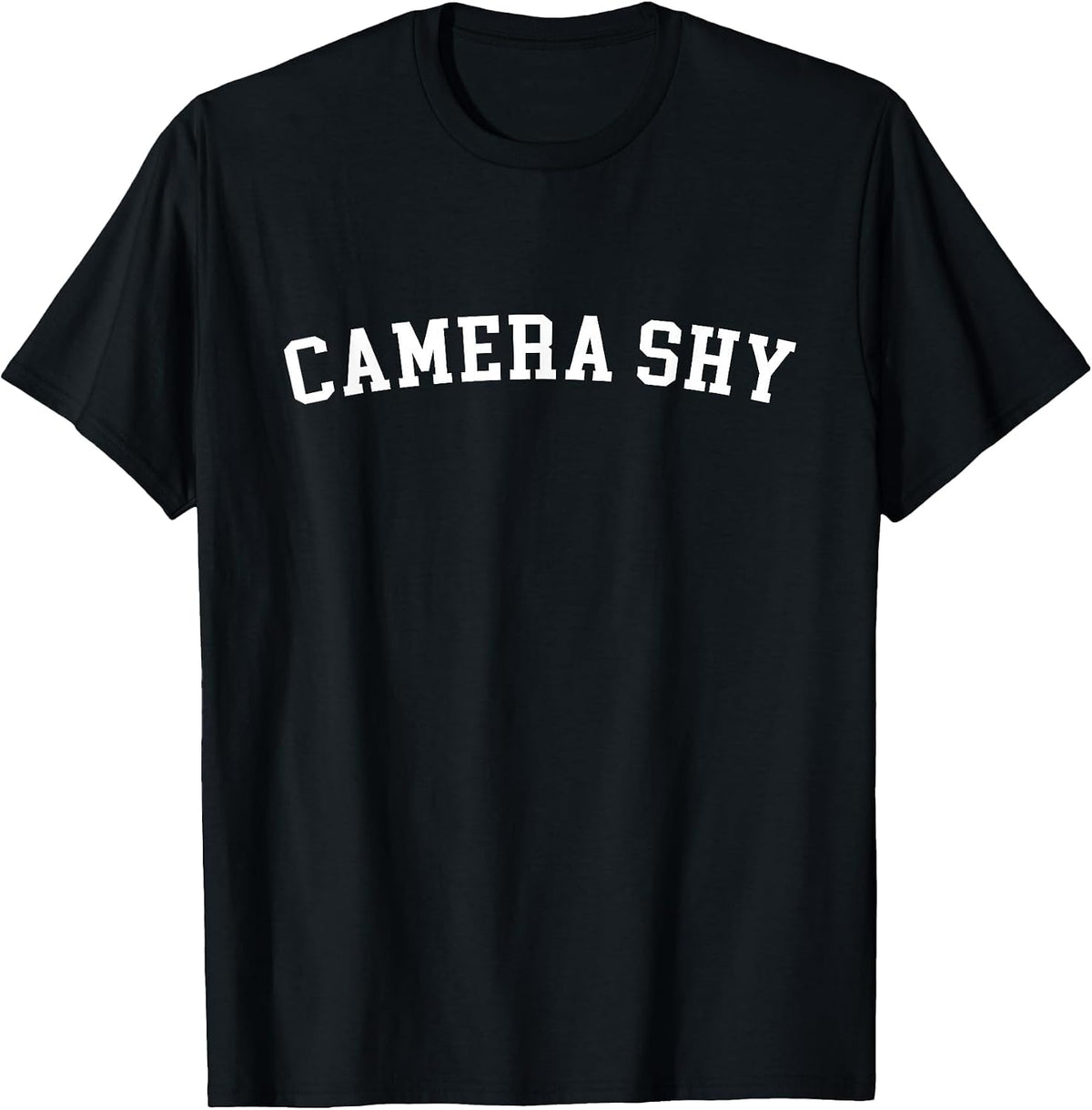 Camera Shy T-Shirt - Black